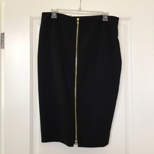 H&M zip up skirt